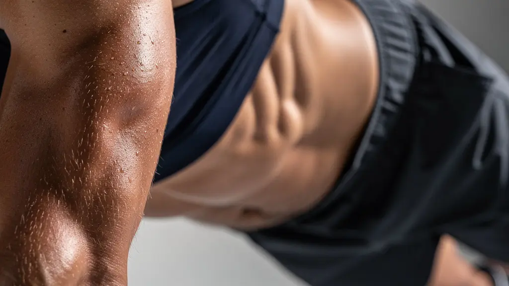 Gros plan sur le travail du transverse et des obliques lors d'exercices de gainage spécifiques au tennis